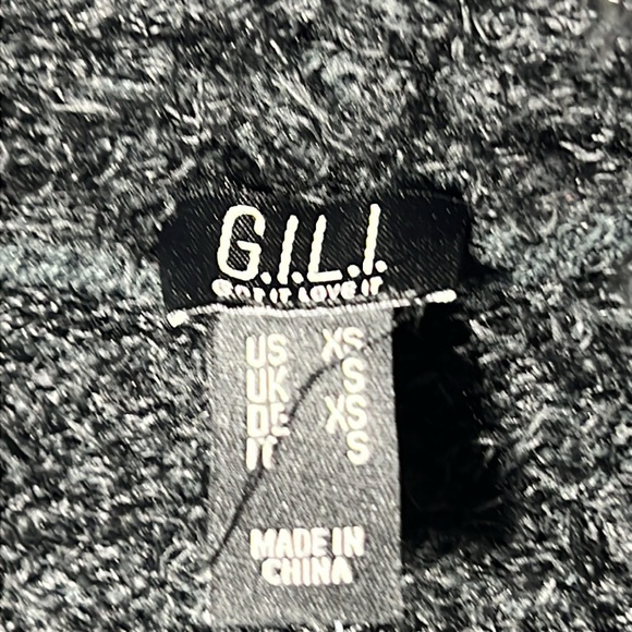 G.I.L.I. Smushy Open Front Cardigan Size XS - Picture 4 of 11